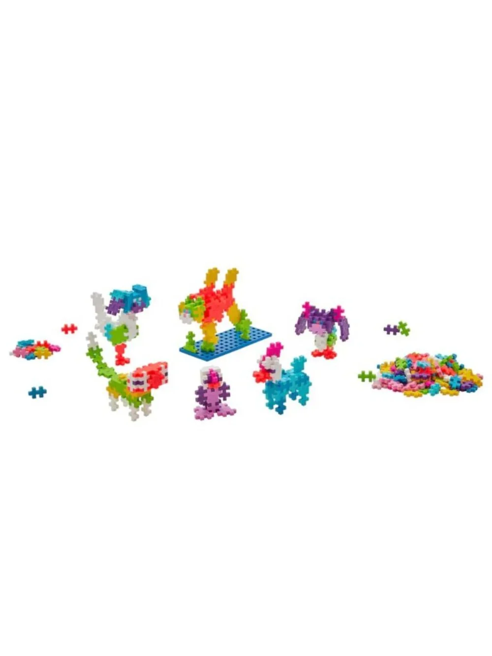 Plus-Plus Learn To Build Pets Set With 275 Pieces & 1 Baseplate For Ages 5+  Mad